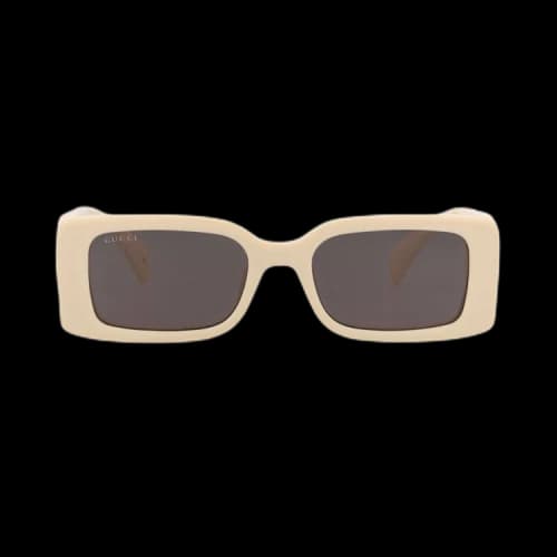 Gucci Square Sunglasses 'Ivory/Grey'