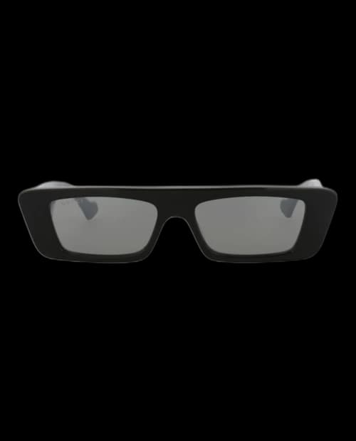 Gucci Square-Frame Recycled Acetate Sunglasses Black Grey Silver (GG1331S-30013890-005)