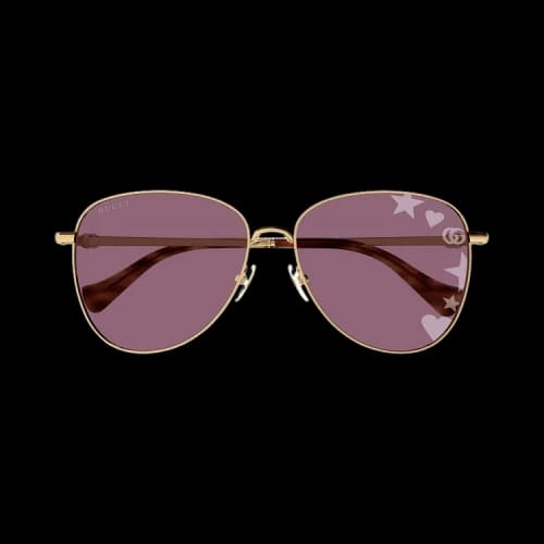 Gucci Aviator Sunglasses 'Gold'