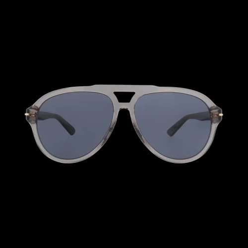 Gucci Aviator-Frame Recycled Acetate Sunglasses 'Grey/Blue'