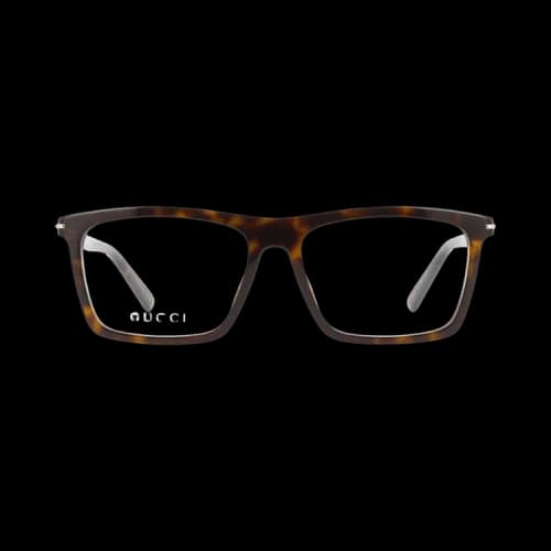 Gucci Square Optical Glasses 'Havana'