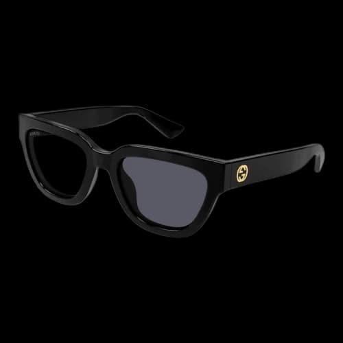 Gucci GG Logo Cat Eye Sunglasses Black (GG1578S-001)