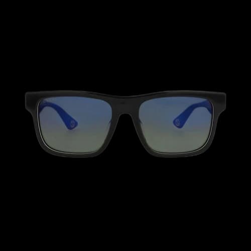 Gucci Square Sunglasses 'Black/Grey/Blue'