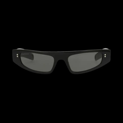 Gucci Cat Eye-Frame Recycled Acetate Sunglasses Black Black Grey (GG1634S-30014927-003)