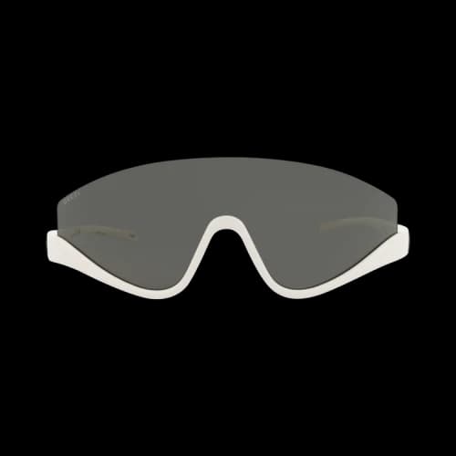 Gucci Shield-Frame Injection Sunglasses White White Grey (GG1650S-30015328-007)
