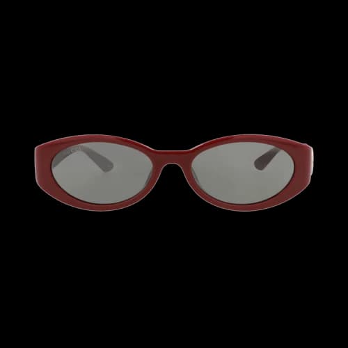 Gucci Round Sunglasses 'Burgundy/Grey'