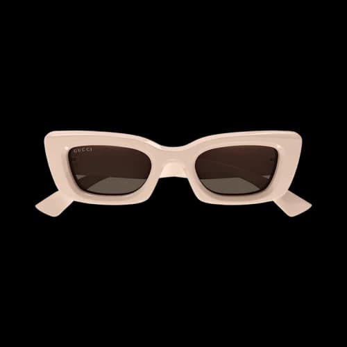 Gucci Rectangle Sunglasses 'Pink'
