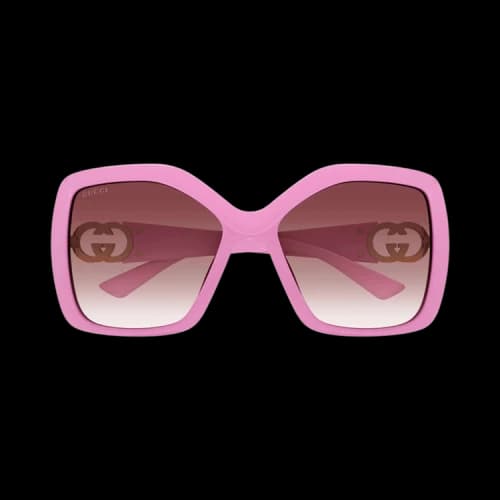 Gucci Square Sunglasses 'Pink'