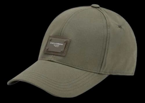 Dolce & Gabbana Branded Plate Baseball Cap Green