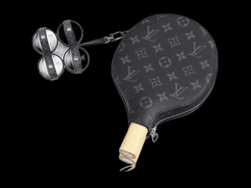 Louis Vuitton Monogram Classic James Ping Pong Set Graphite/Red