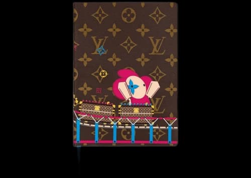 Louis Vuitton Clémence Notebook Roller Coaster Brown