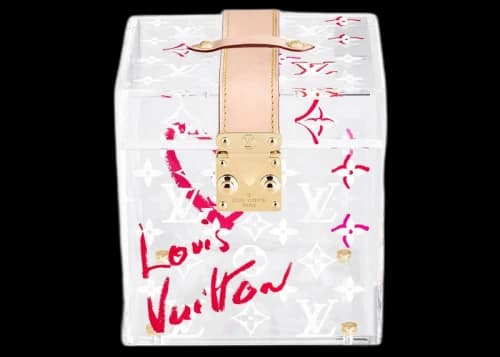 Louis Vuitton Limited Edition Cude Scott Box White