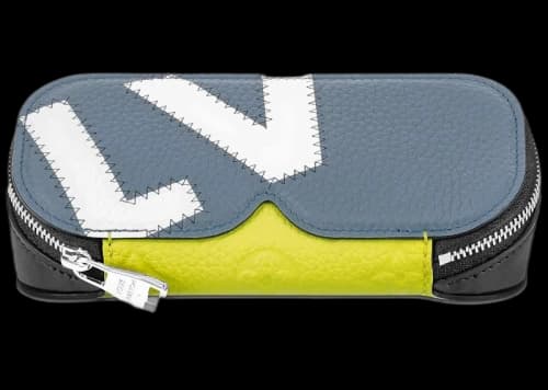 Louis Vuitton GM Glasses Case Blue/Yellow