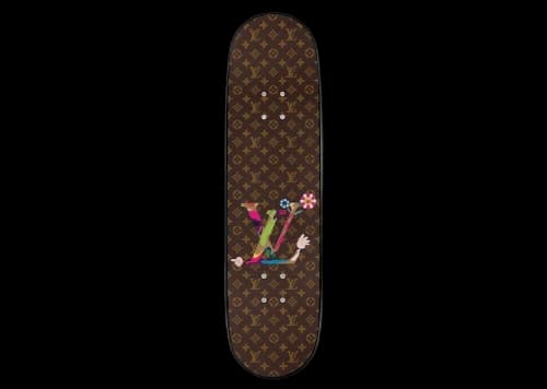 Louis Vuitton x Takashi Murakami Superflat Characters Skateboard Monogram