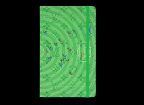 Louis Vuitton Monogram Sports & Leisure Soccer Jane Notebook MM Green