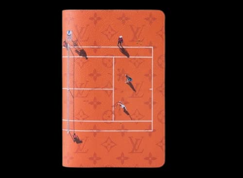 Louis Vuitton Monogram Heritage Emily Notebook Cover Orange