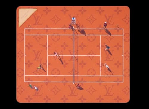 Louis Vuitton Monogram Heritage Gaston Mouse Pad Orange