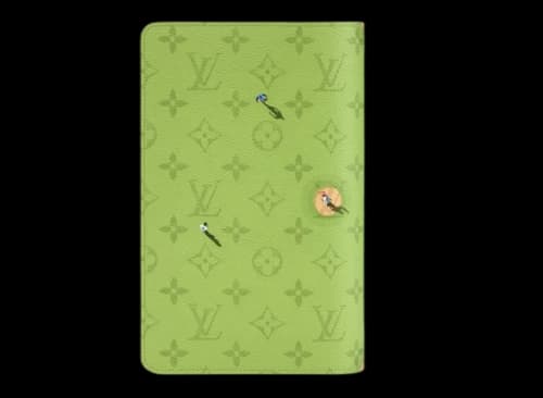 Louis Vuitton Monogram Sports & Leisure Baseball Emily Notebook Cover Green