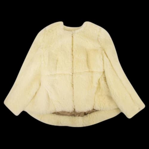 Marni Alpaca Fur Jacket 'Yellow'