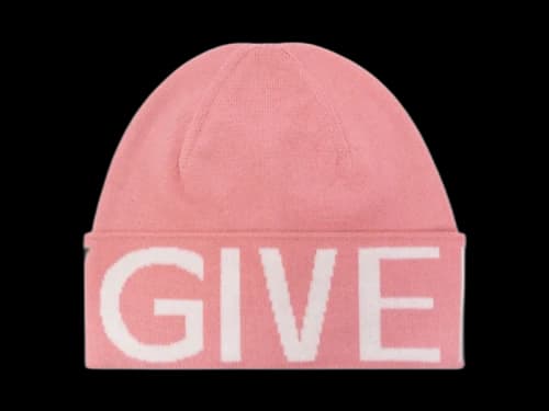 Givenchy Logo Wool Beanie Pink