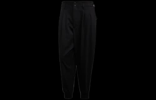 adidas Y-3 Classic Refined Wool Cuff Pants 'Black'