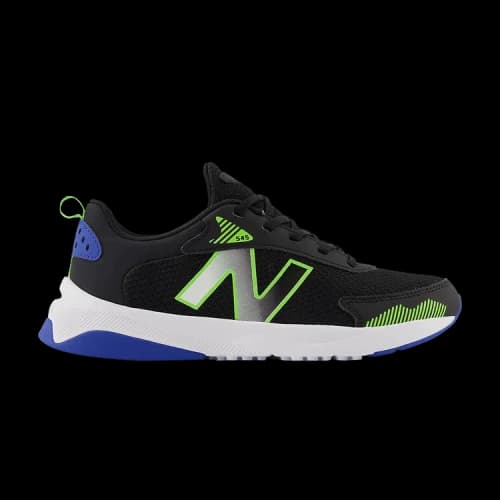 New Balance 545 Big Kid Wide 'Black Pixel Green'