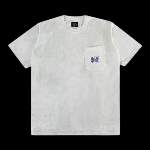 Needles Short-Sleeve Papillon Pocket T-Shirt 'White'