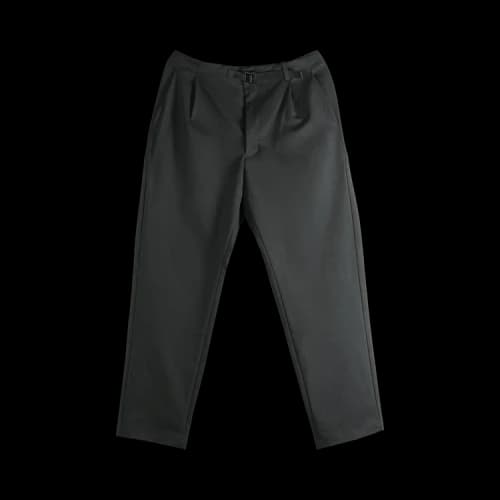 Goldwin One Tuck Tapered Stretch Pants 'Black'