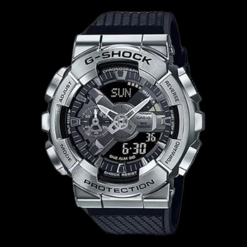 CASIO G-Shock Analog-Digital 'Black Silver'