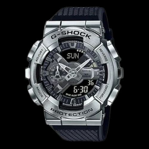CASIO G-Shock Analog-Digital 'Black Silver'