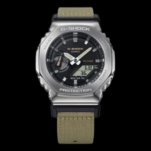 CASIO G-Shock Digital-Analog 'Sand Green'