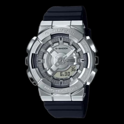 CASIO G-Shock Analog-Digital 'Black Silver'