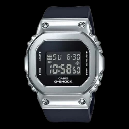 CASIO G-Shock Digital 'Black Silver'
