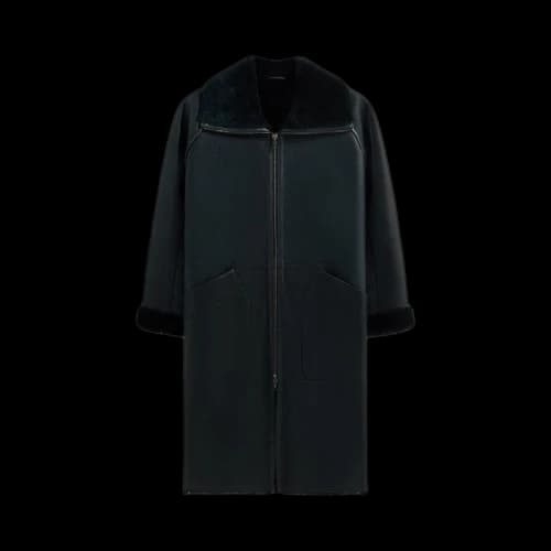 Kith x Giorgio Armani Shearling Coat Stadium