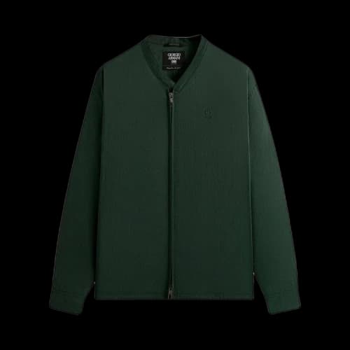 Kith x Giorgio Armani Front Zip Shirt Stadium