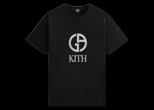 Kith x Giorgio Armani Tee Black