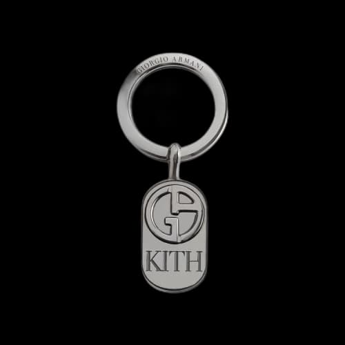 Kith x Giorgio Armani Key Ring Gunmetal