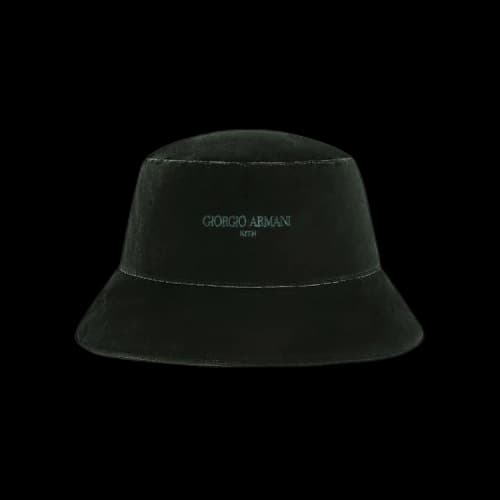 Kith x Giorgio Armani Velour Bucket Hat Stadium