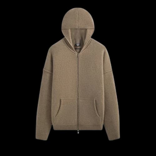 Kith x Giorgio Armani Silk Cashmere Hoodie Sand