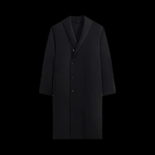 Kith x Giorgio Armani Cashmere Overcoat Black
