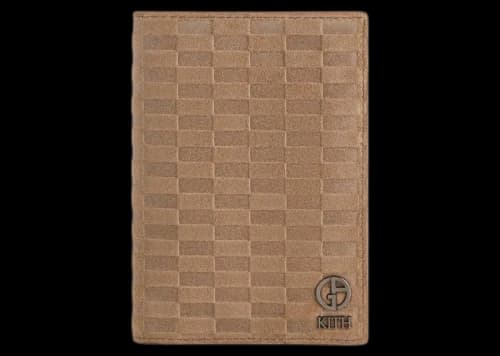 Kith x Giorgio Armani Monogram Suede Passport Holder Creme