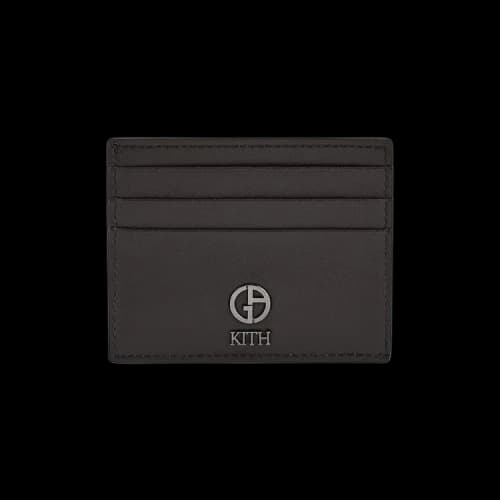 Kith x Giorgio Armani Card Holder Black