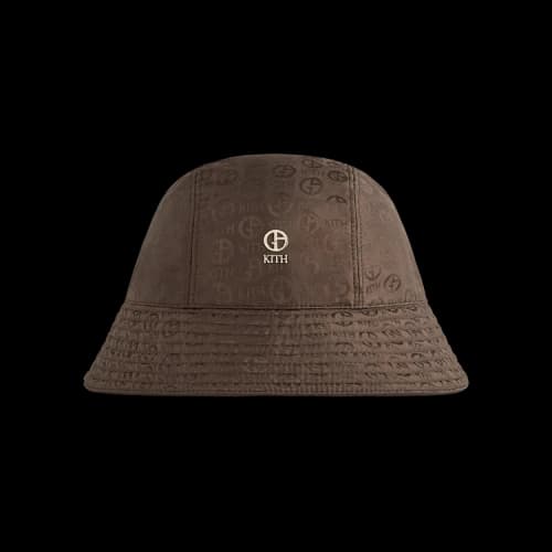 Kith x Giorgio Armani Jacquard Silk Camper Bucket Hat 'Kindling'