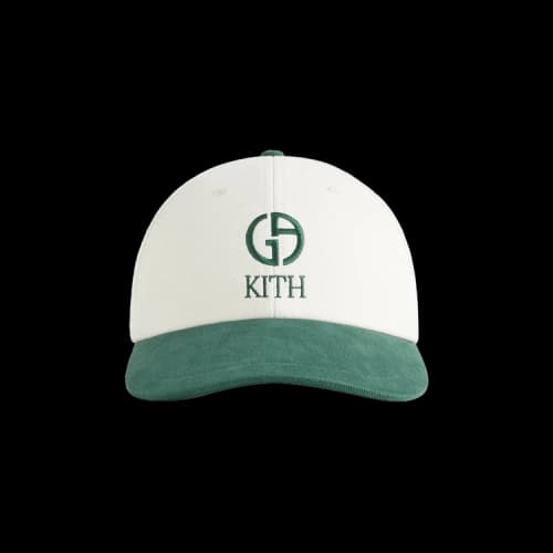 Kith x Giorgio Armani Twill Two-Tone Classic Cap 'Sandrift'