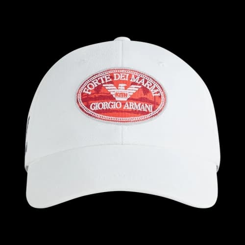 Kith x Giorgio Armani Forte Dei Marmi Classic Cap 'White'