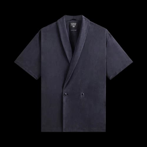 Kith x Giorgio Armani Short Sleeve Thompson Crossover Shirt 'Nocturnal'