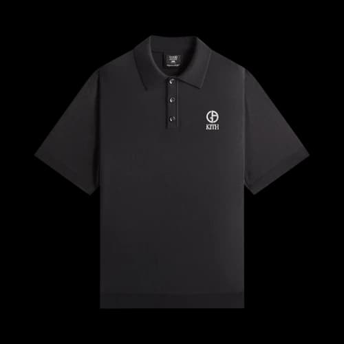 Kith x Giorgio Armani Tilden Knit Polo 'Ghost'