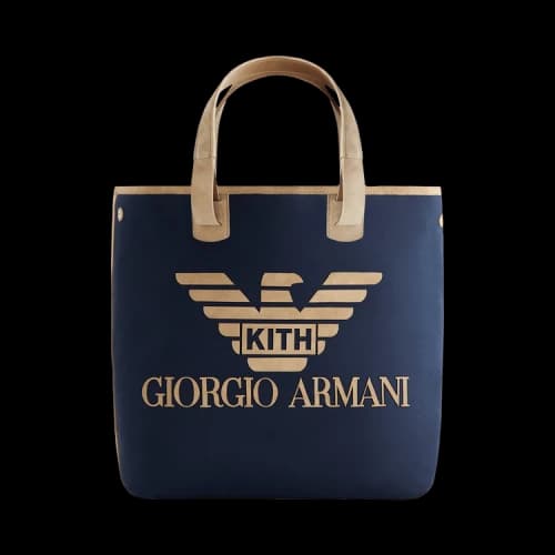 Kith x Giorgio Armani Canvas Tote 'Nocturnal'