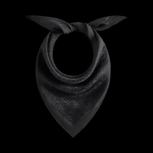 Kith Giorgio Armani & Monogram Jacquard Silk Bandana 'Black'