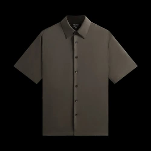 Kith x Giorgio Armani Short Sleeve Button Up 'Seam'